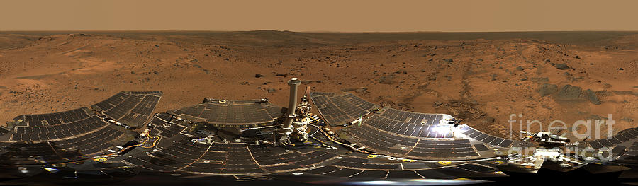 Panoramic View Of Mars Photograph by Stocktrek Images