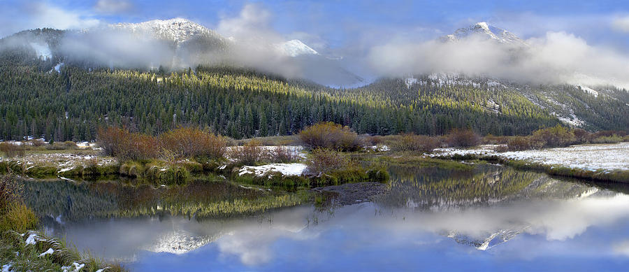 Panoramic View Of The Pioneer Mountains Photograph by Tim Fitzharris