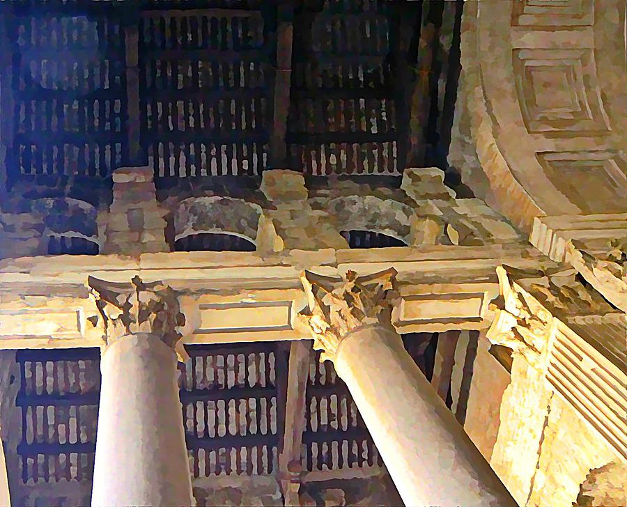 Pantheon Columns Photograph by Mindy Newman