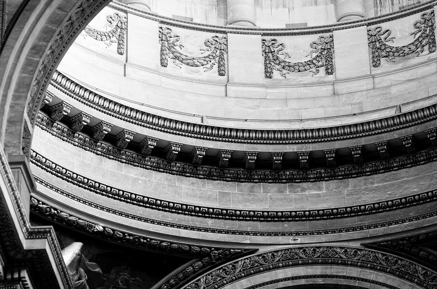 Paris Photograph - Pantheon Dome by Sebastian Musial