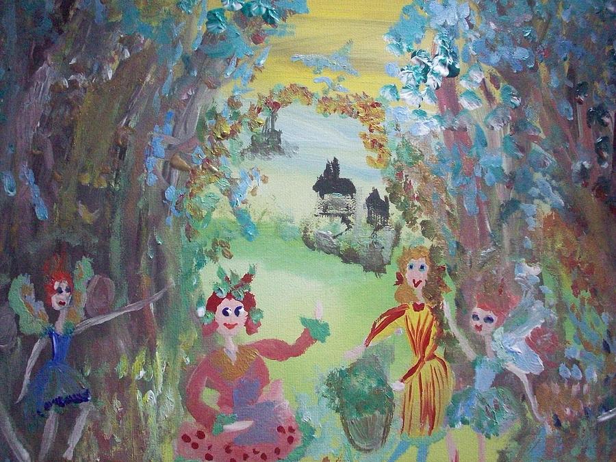 Panto time Painting by Judith Desrosiers