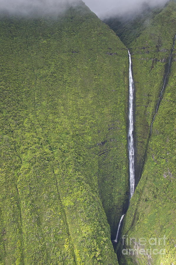 Papalaua Falls Photograph by Sean Griffin