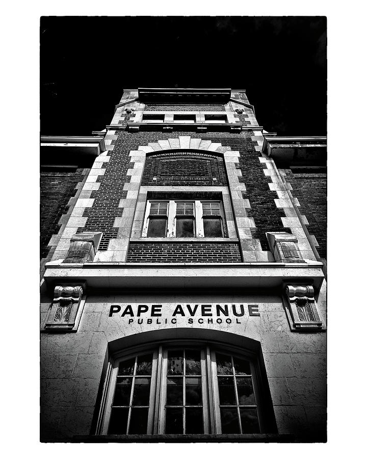 Pape Avenue Public School Photograph by Brian Carson