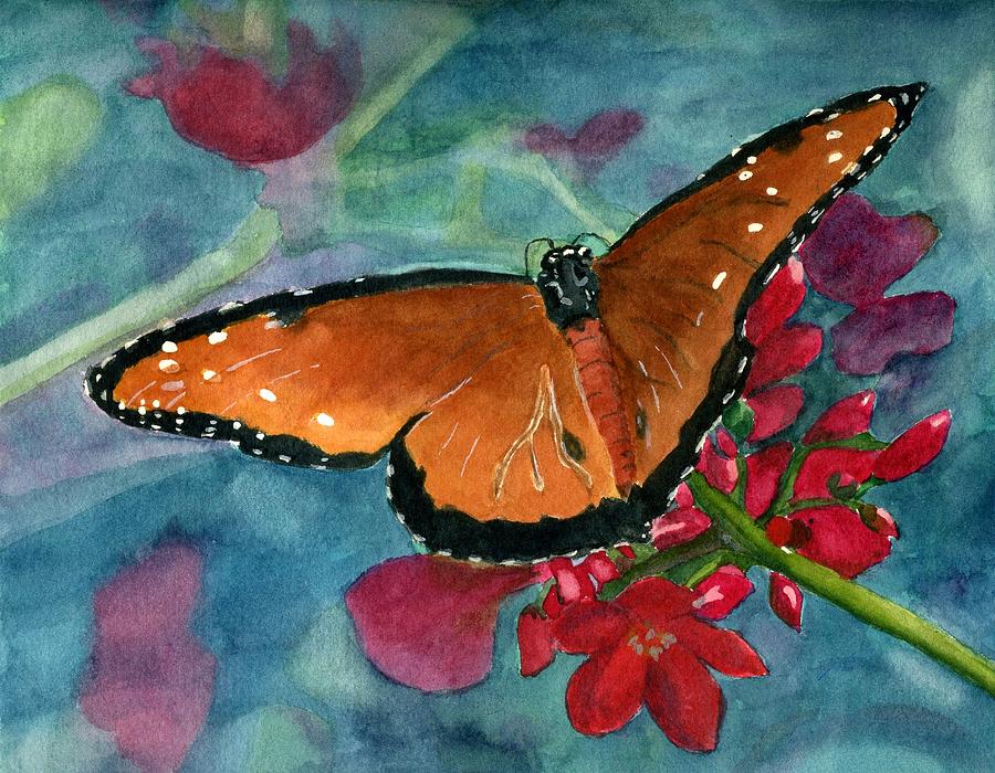 Papilio fandango  Painting by Lynne Reichhart