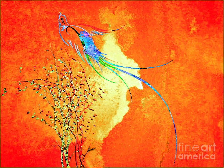 Paradise Bird Digital Art by Elaine Manley