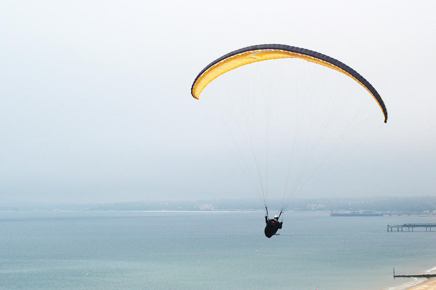 Paraglider Photograph by Chris Day