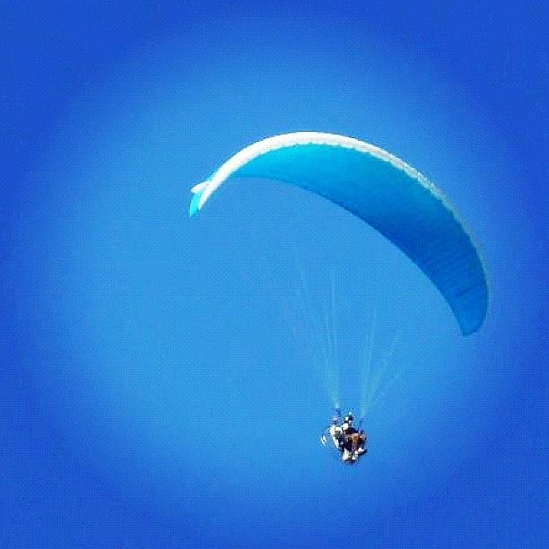 Sky Photograph - Paragliding  by Rachel Williams