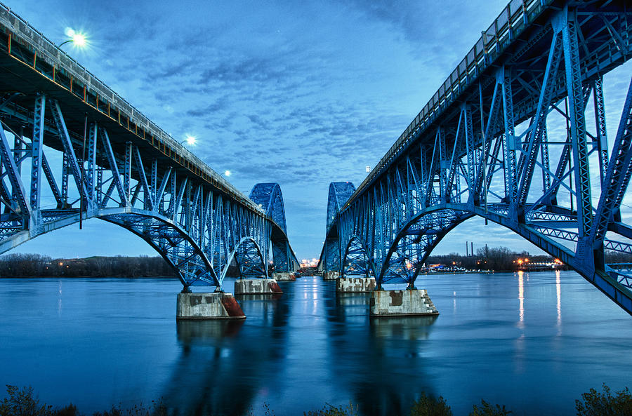 Bridge Photograph - Parallel 3366 by Guy Whiteley