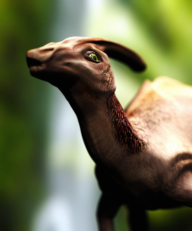 Parasaurolophus Dinosaur Photograph By Christian Darkin Pixels