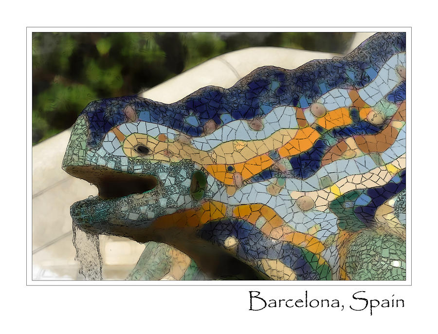 Parc Guell in Barcelona Spain Photograph by Brandon Bourdages