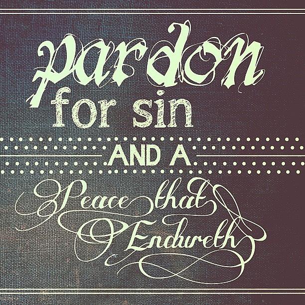 Pardon For Sin And A Peace That Photograph by Traci Beeson