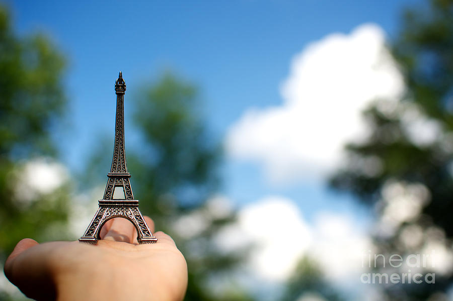 Eiffel Tower Photograph - Paris at My Fingertips - Summer by Melissa Ross