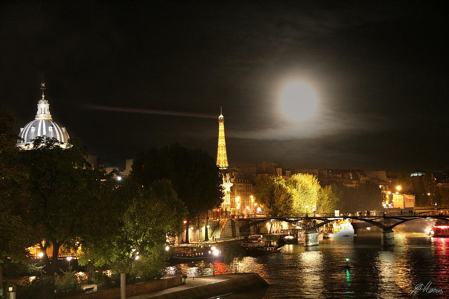 Paris at Night Photograph by Diana Haronis