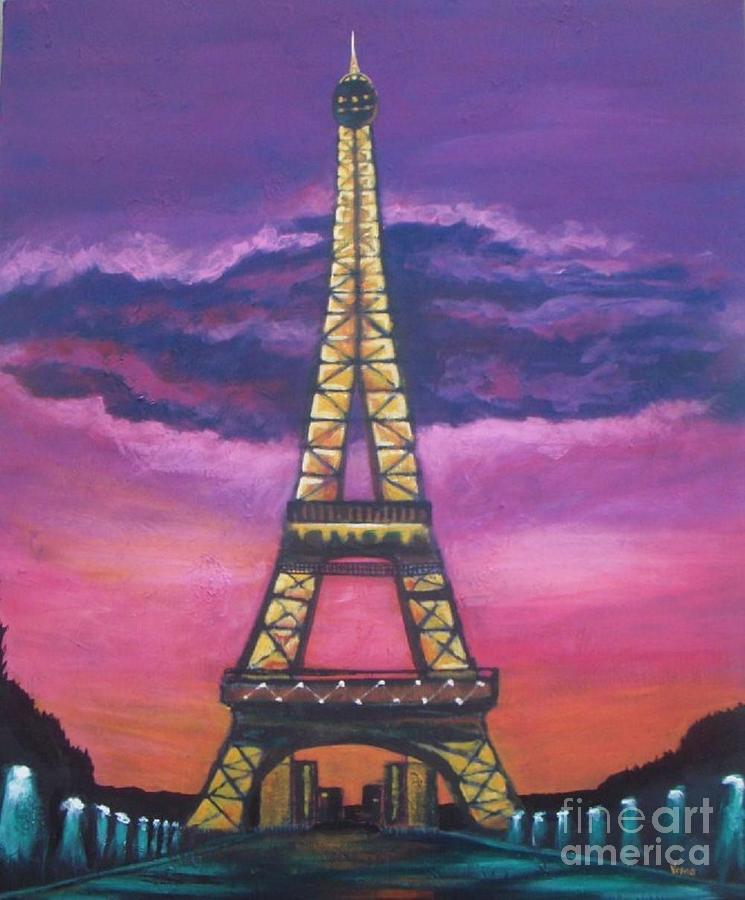 Paris At Night by Vesna Antic