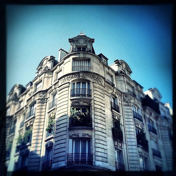 Paris Photograph - #paris #building by Antoine Lafont
