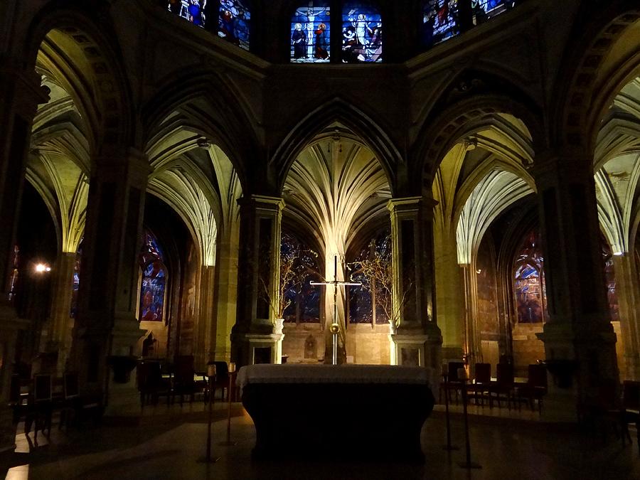 Paris church of Saint-Severin Photograph by Keith Stokes