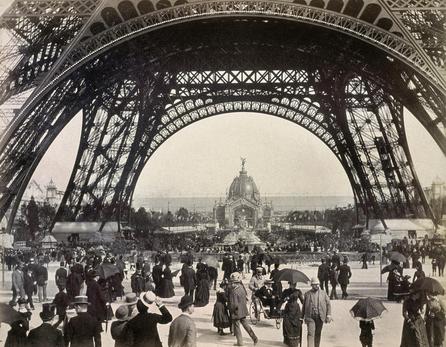 Eiffel Tower Photograph - Paris Exposition, 1889 by Granger