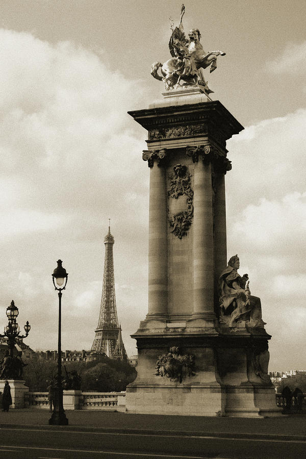 Paris in Sepia Photograph by Celine Pollard