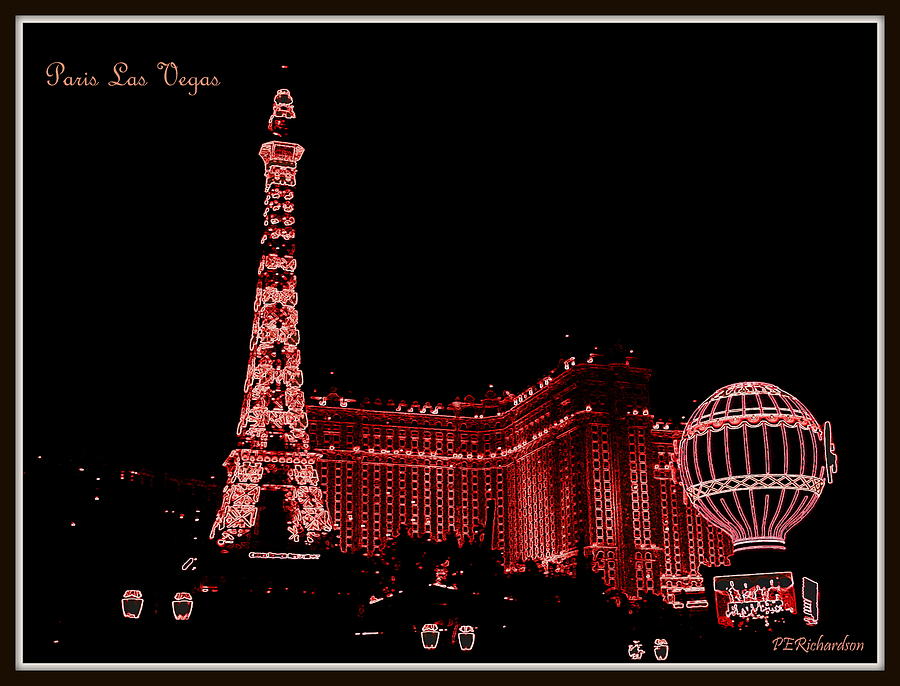 Paris Photograph - Paris Las Vegas by Priscilla Richardson