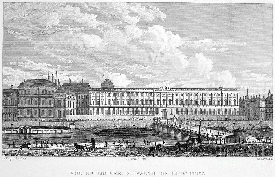 Paris: Louvre, 1830 Photograph by Granger