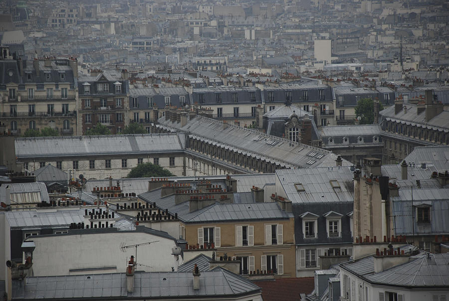 Paris Roof Tops 2 Photograph by Eric Tressler