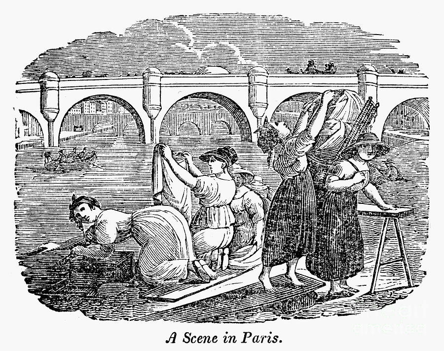 PARIS: SEINE RIVER, 1830s Photograph by Granger