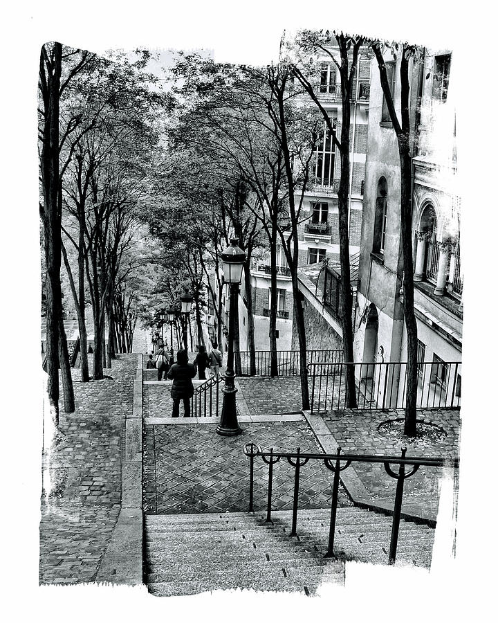 Paris Stairway Photograph by Gordon Engebretson