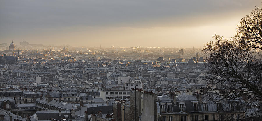 Paris Photograph - Paris Sunset by Jonathan Ellison