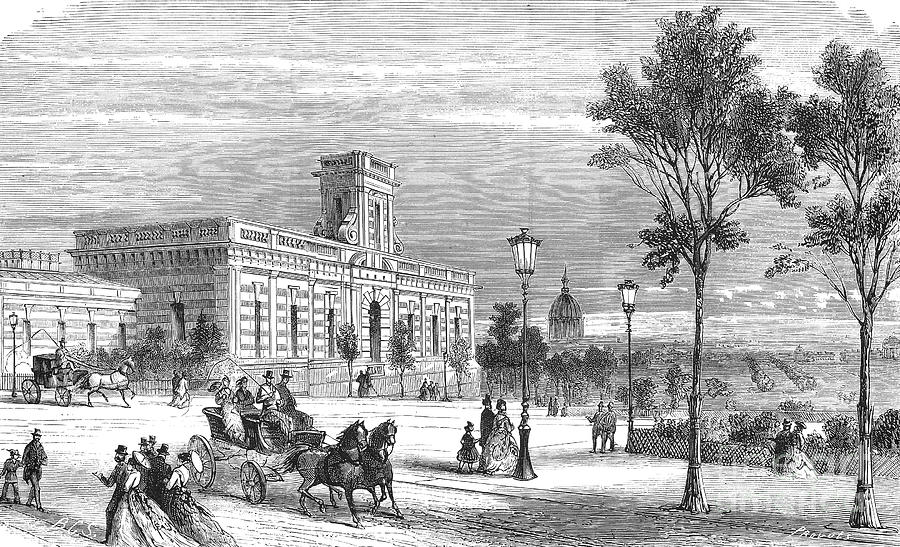 Paris: Trocadero, 1869 Photograph by Granger
