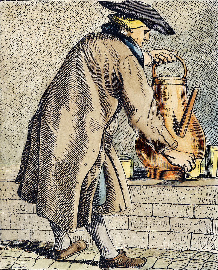 PARISIAN COFFEE MAN, c1740 Photograph by Granger