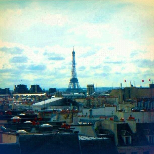 Paris Photograph - Parisian Rooftops by Vanessa Valedon