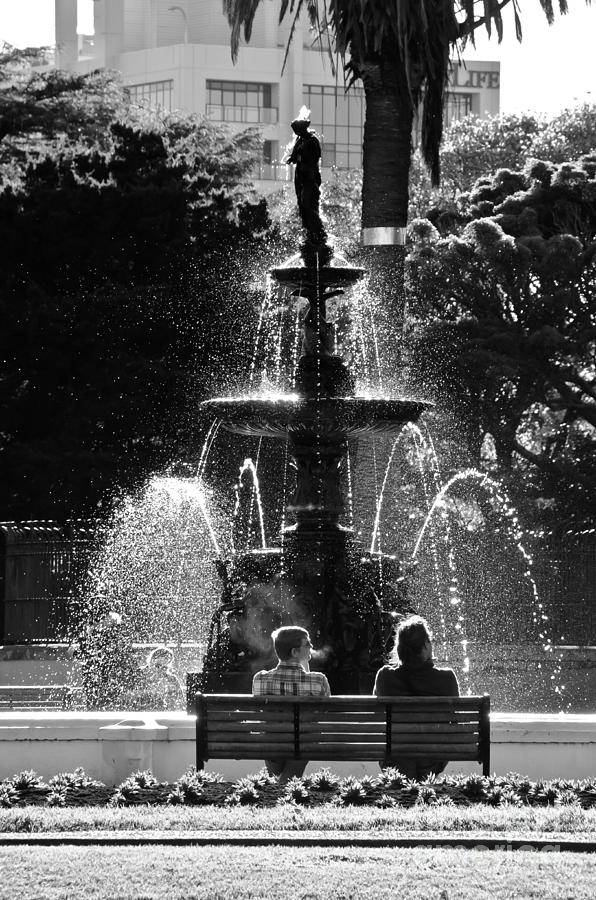 Park Fountain Photograph by Yurix Sardinelly