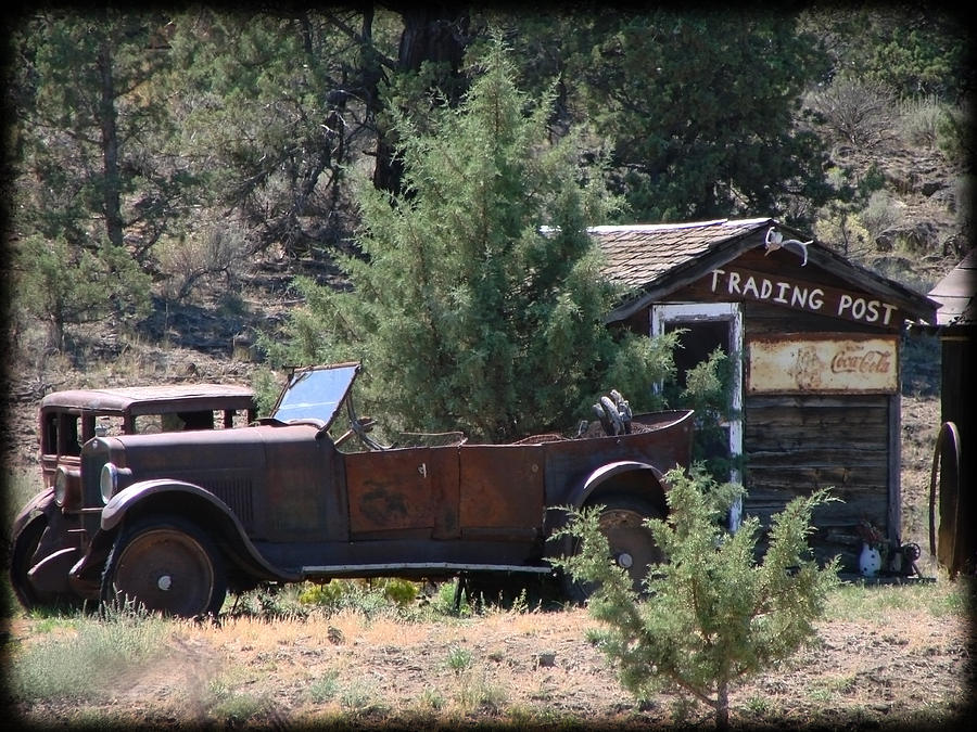 Parked at the Trading Post Photograph by Athena Mckinzie