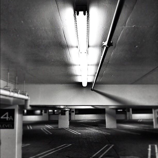 Abstract Photograph - Parking Garage. Love The Lighting by Loghan Call