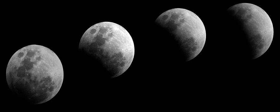 Partial Lunar Eclipse Photograph by Paul Svensen