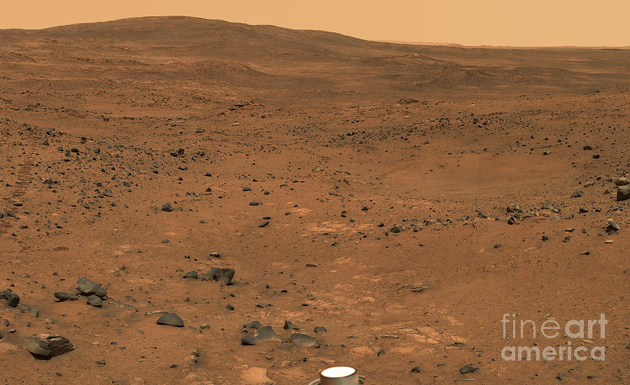 Partial Seminole Panorama Of Mars Photograph by Stocktrek Images