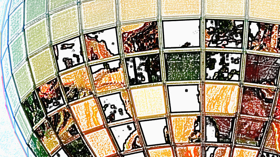 Knoxville Digital Art - Sunsphere by Bill Kennedy Knoxville Digital Art - Sunsphere by Bill Kennedy