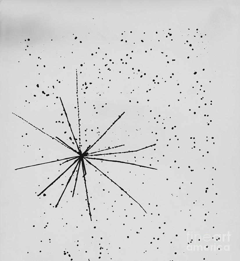 Particle Tracks Photograph by BNL/Omikron