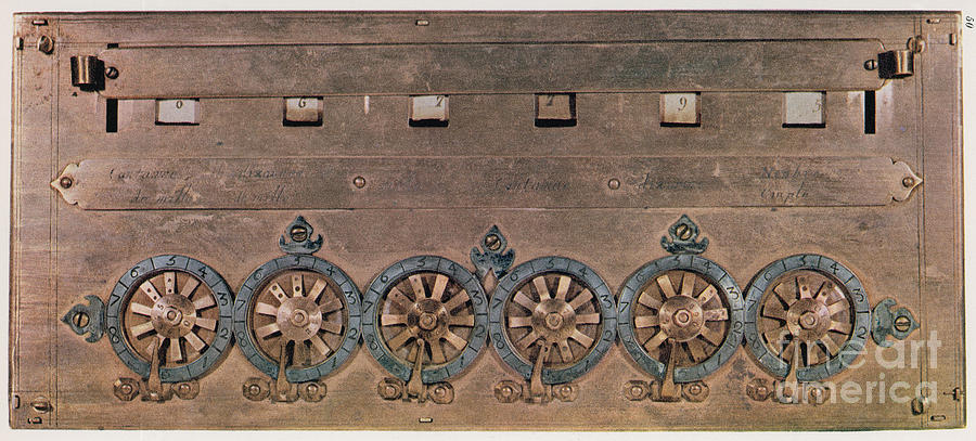 Pascaline, A Mechanical Calculator Photograph by Science Source