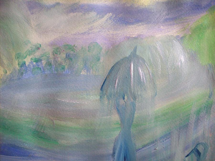 Passing shower Painting by Judith Desrosiers