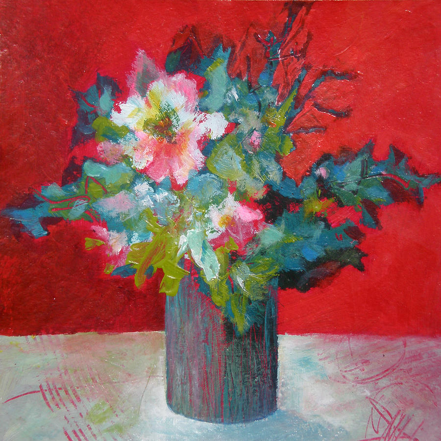 Passion Posy Painting by Susanne Clark