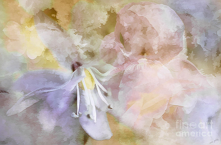 Pastel Floral  Mixed Media by Elaine Manley