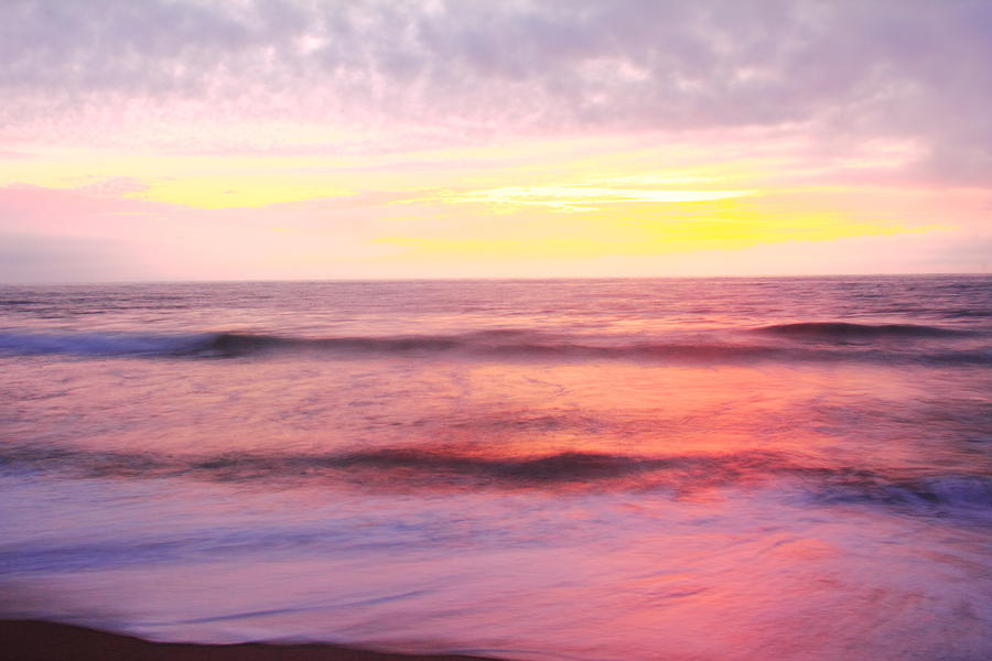 Pastel Sea And Sky Photograph - Pastel Sea And Sky Fine Art Print