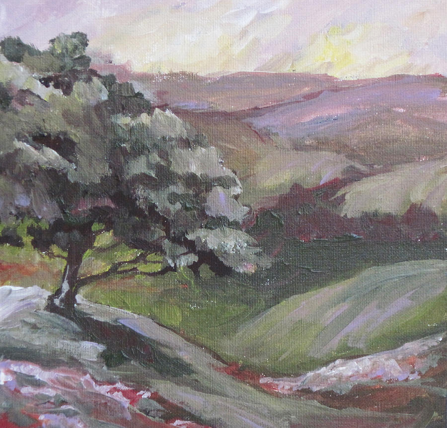 Pastoral Scene Painting by Sandy Tracey