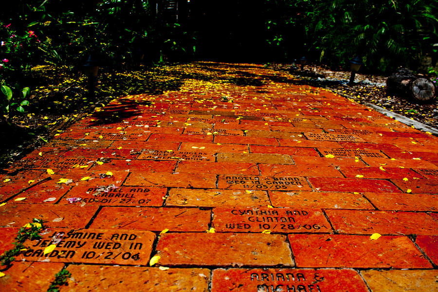 Brick Photograph - Path by Kevin Lubin