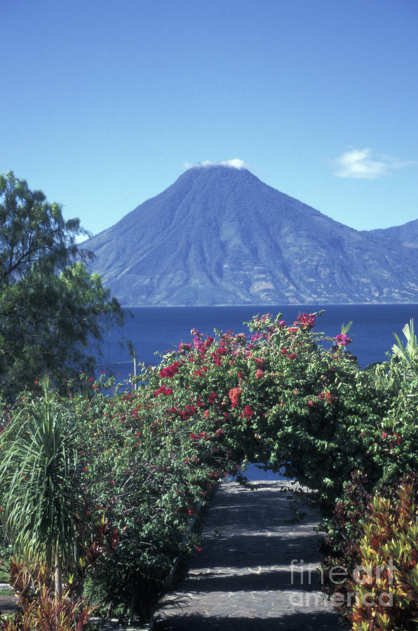 Path to Lake Atitlan Guatemala Photograph by John  Mitchell