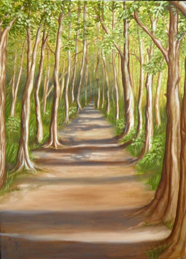 Pathway Painting by Ida Eriksen