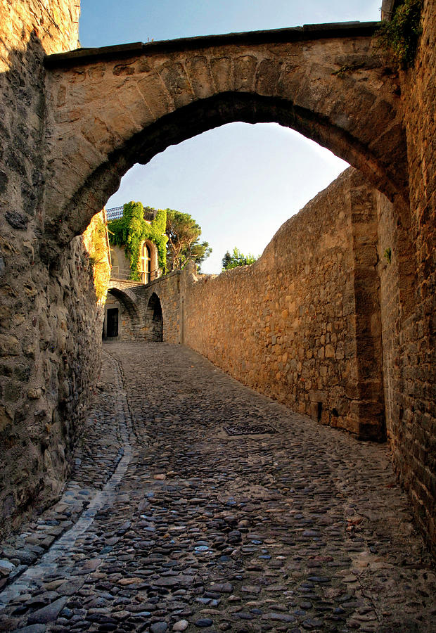 Pathway through Gordes France Photograph by Dave Mills
