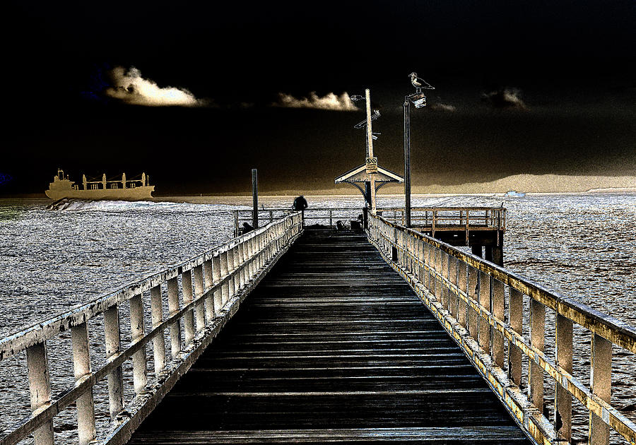 Pier Photograph - Patience by John Monteath