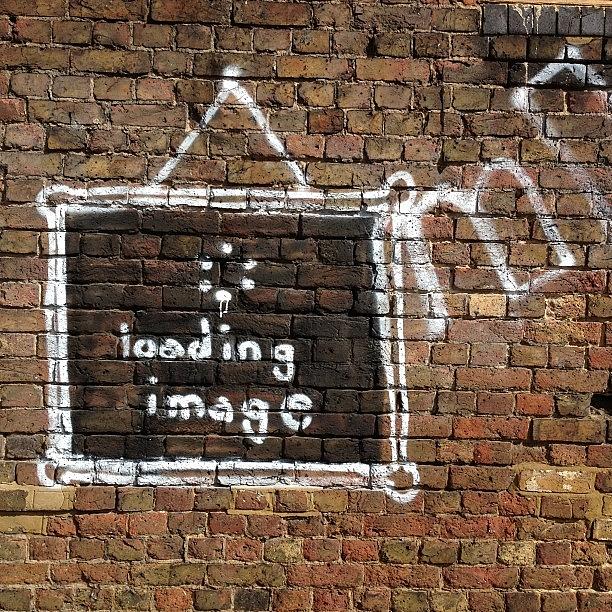 Loading Photograph - #patience #loading #image #streetart by A Rey